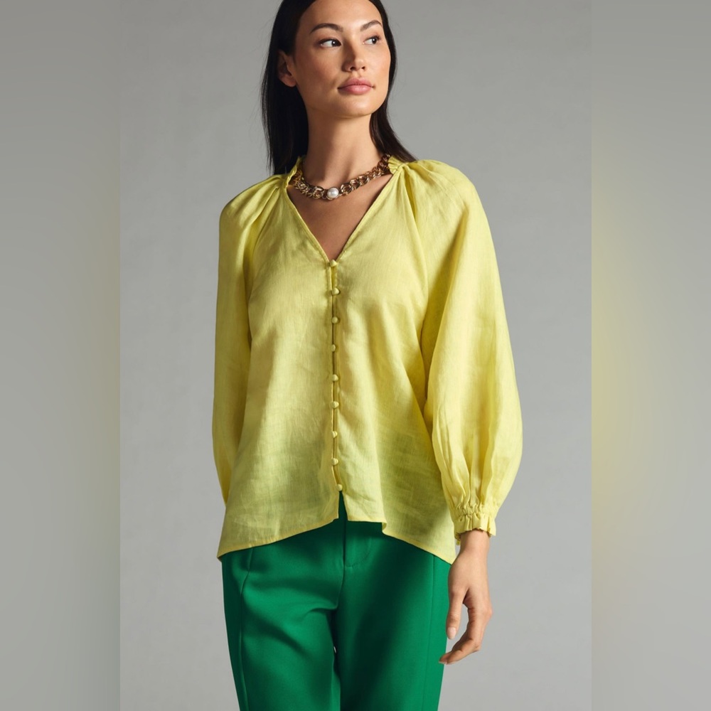Maeve linen blouse